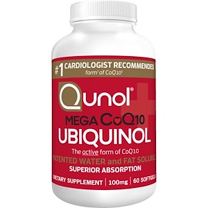 Qunol - Mega CoQ10 Ubiquinol gélkapszula